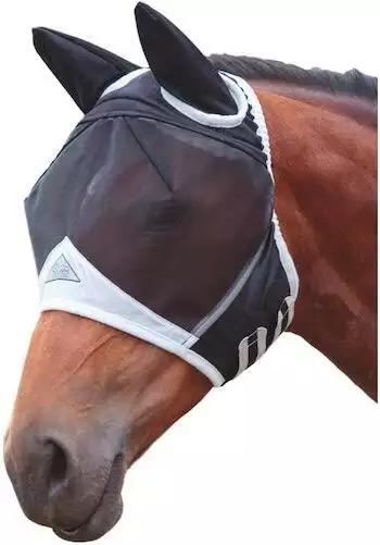 Shires Fine Mesh Fly Mask With Ears