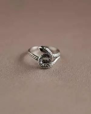 Sunday Sterling Silver Snake Ring