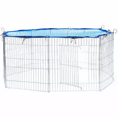 Tectake Rabbit Run With Safety Net