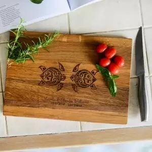 Two Turtles Chopping Board